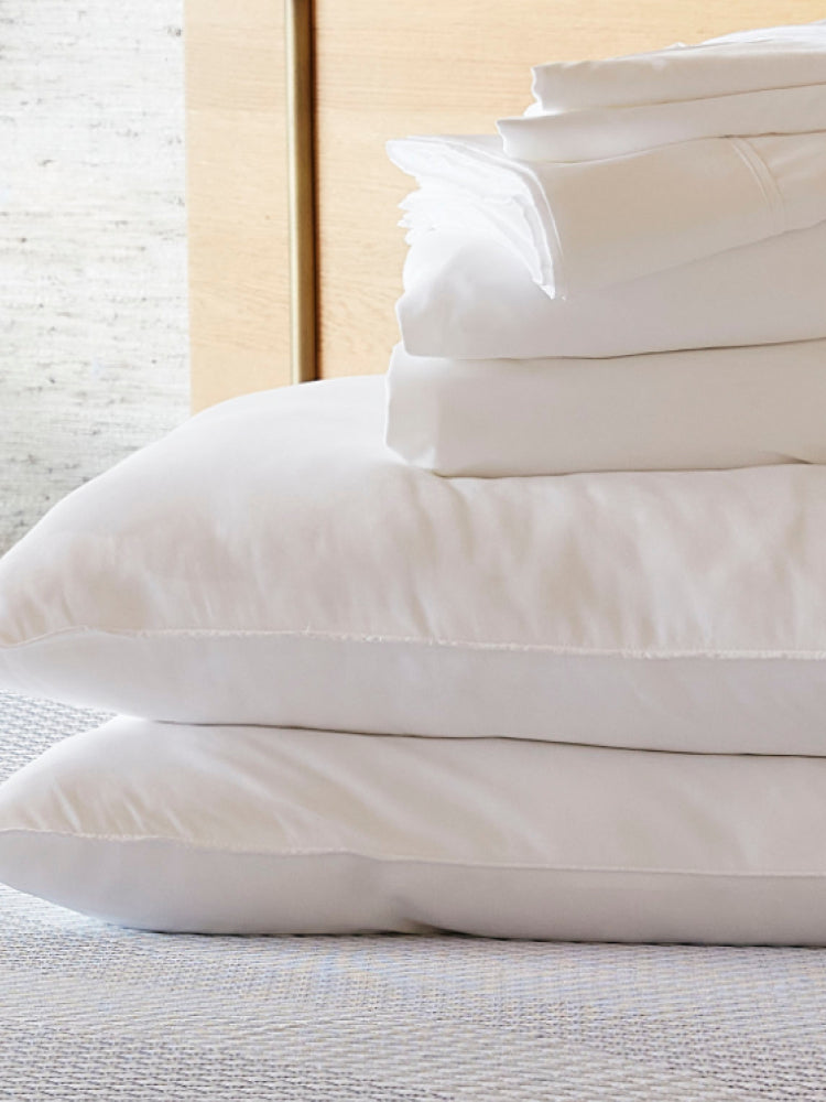 Serta Sheets and Pillows in a bedroom