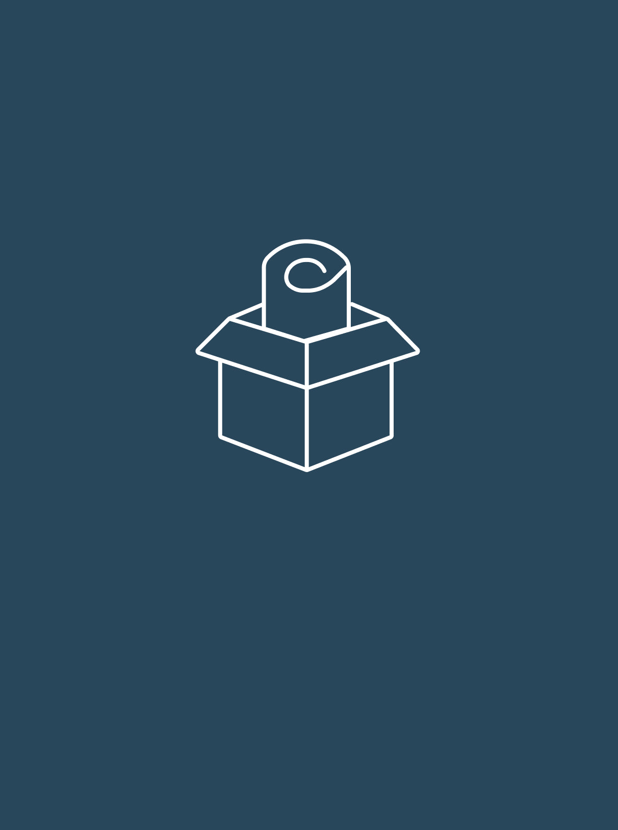 Mattress in a box icon