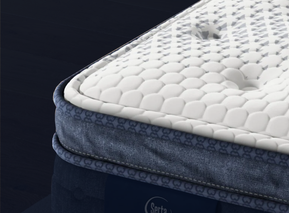 Serta mattress with quilted top design