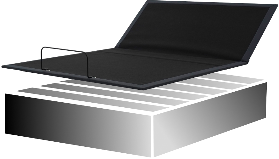 Black two-ring binder on reflective surface
