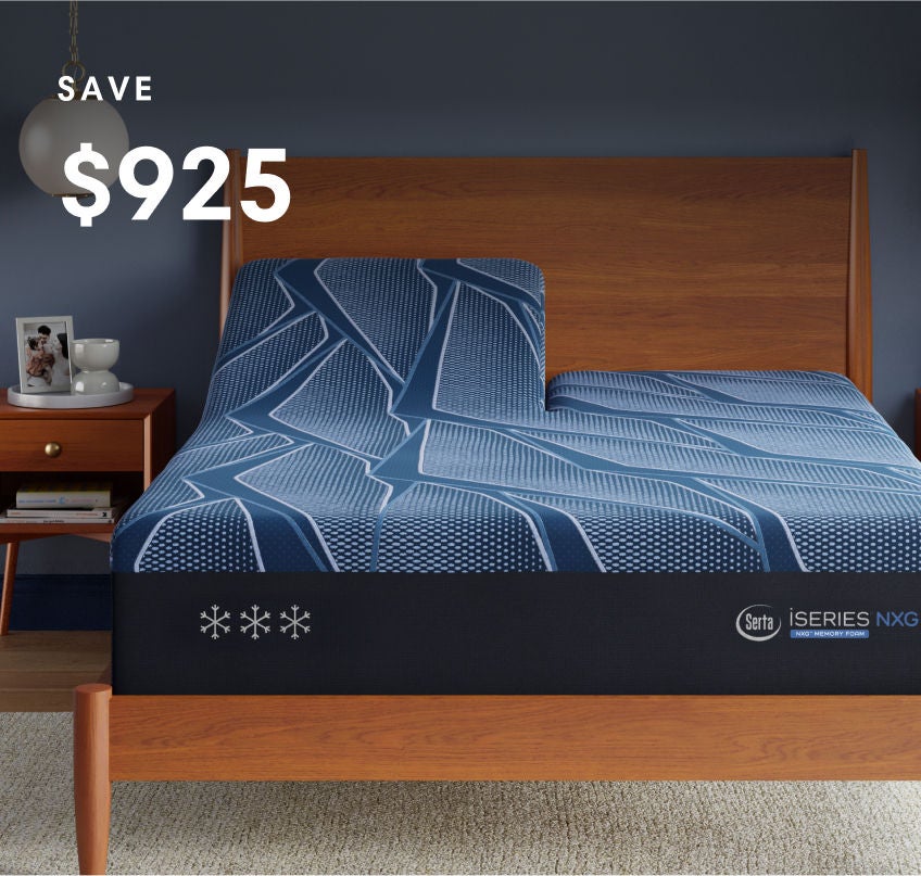 Serta iSeries NXG mattress in modern bedroom