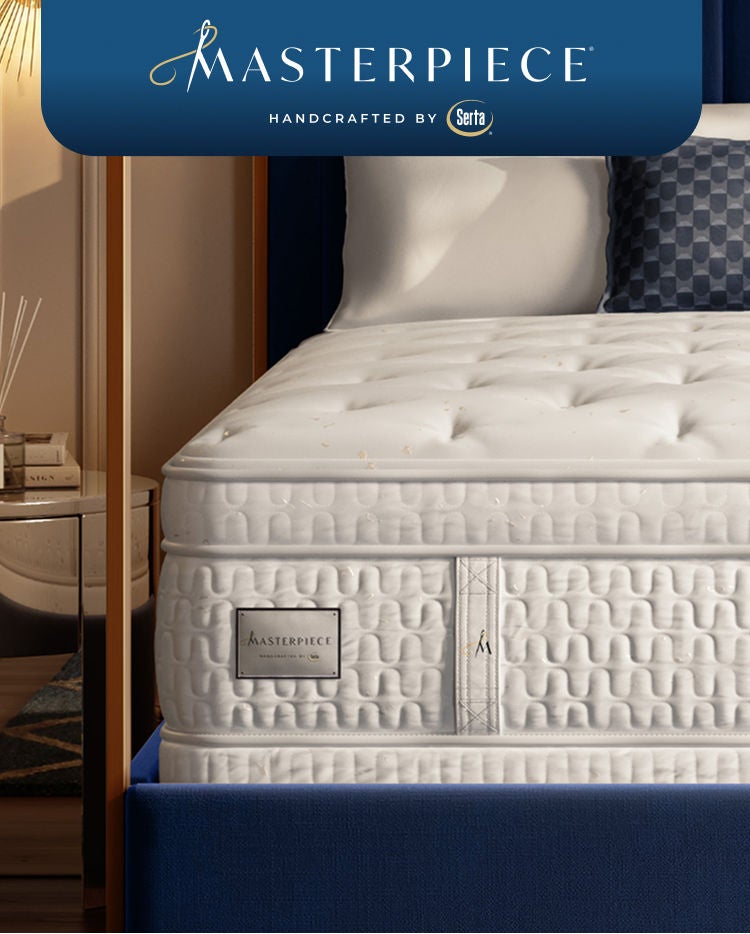 Serta Masterpiece mattress in a bedroom