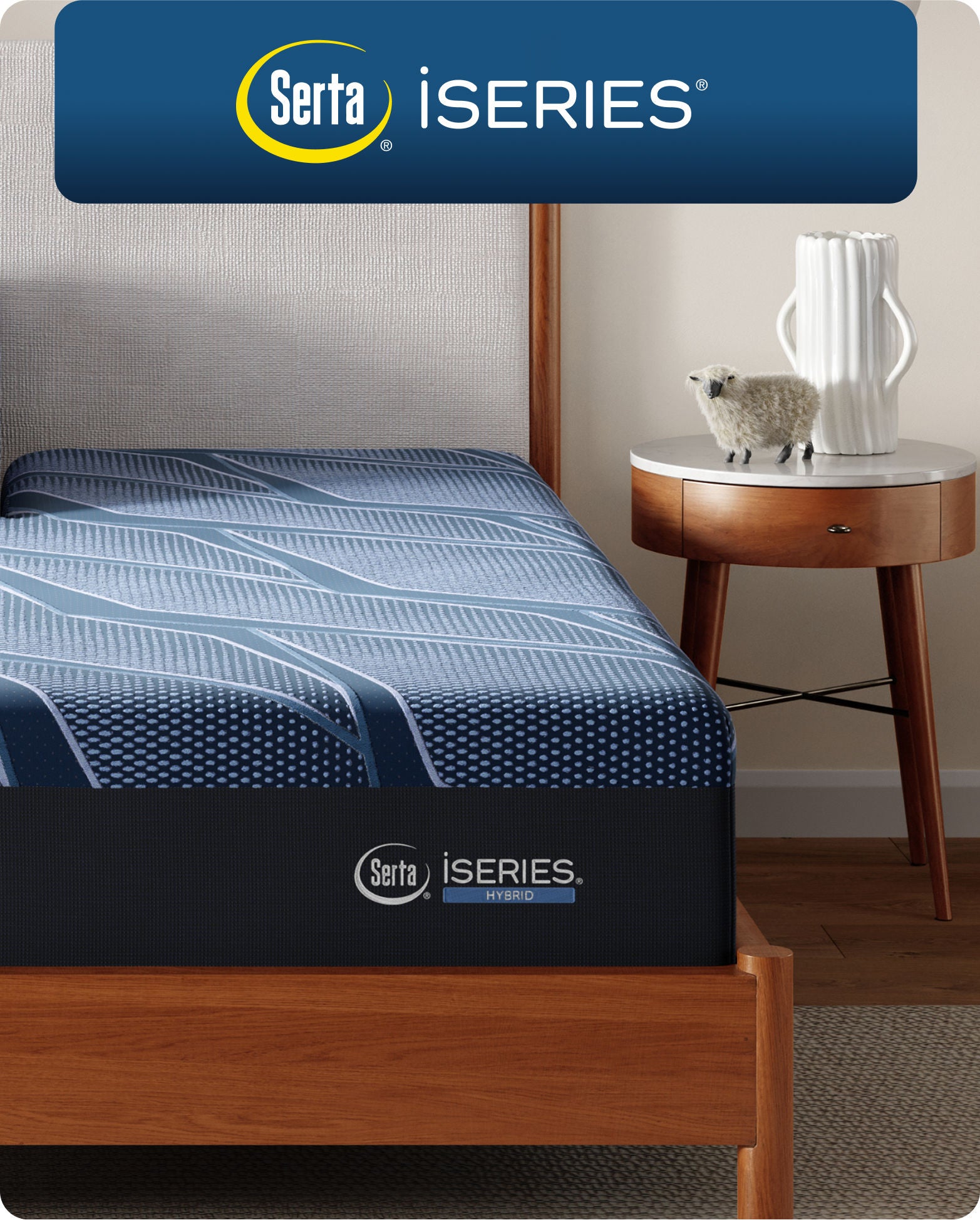 Serta iSeries Mattress in Modern Bedroom