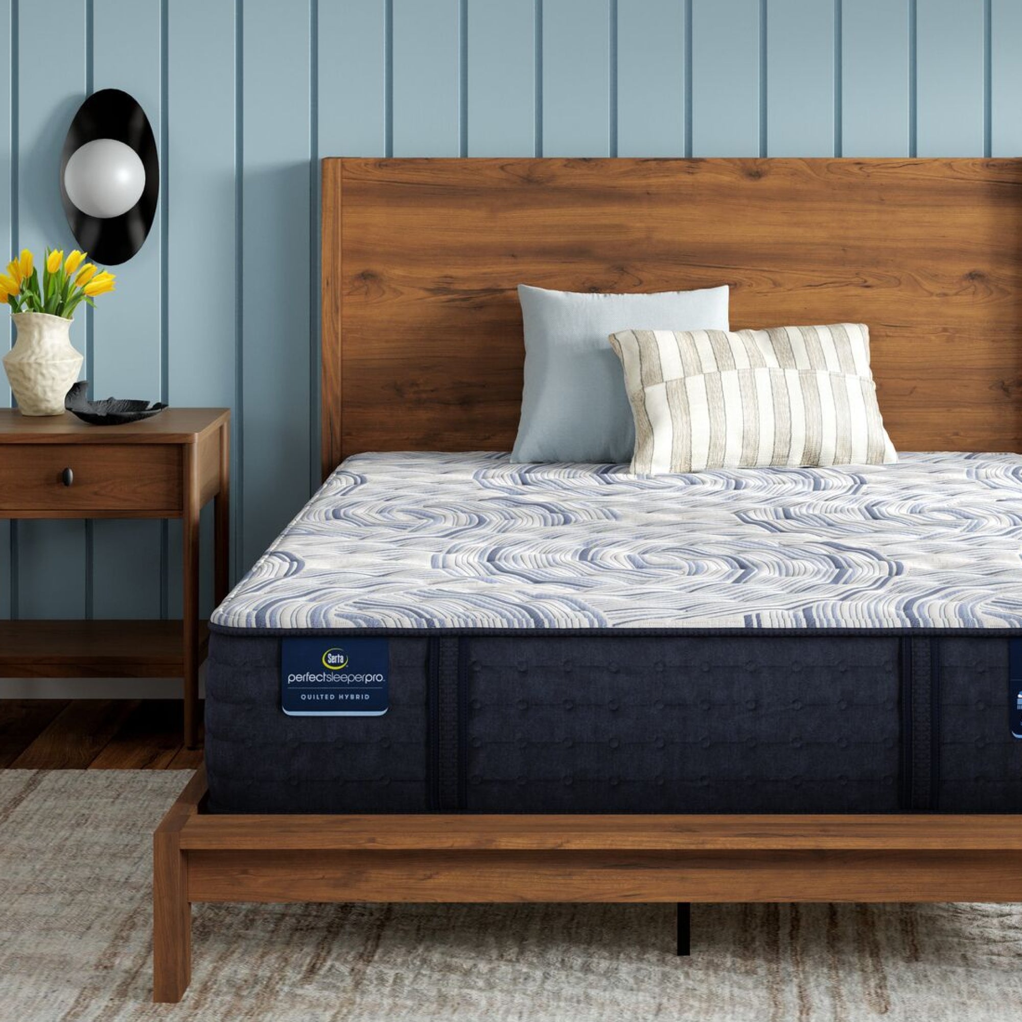 Serta Perfect Sleeper Pro Kensington 13 Latex Hybrid Medium Mattress Queen