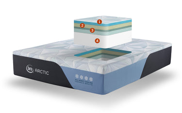 Serta Arctic 10x Cooling Memory Foam Back Support Standard Lumbar