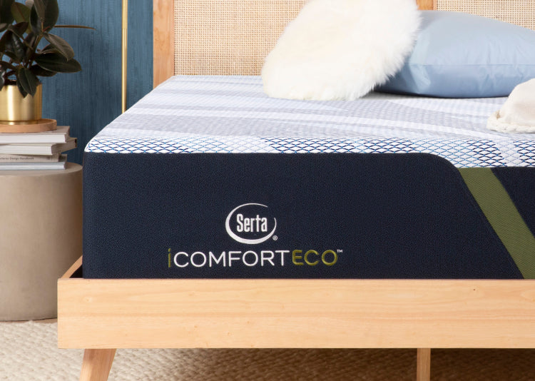 Serta Comfort Eco Mattress in a bedroom