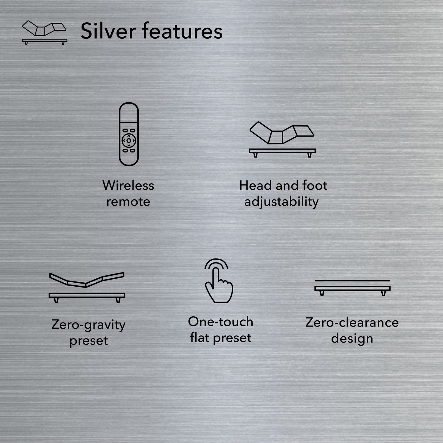 Diagram of Baselogic Silver Adjustable Base showing its features