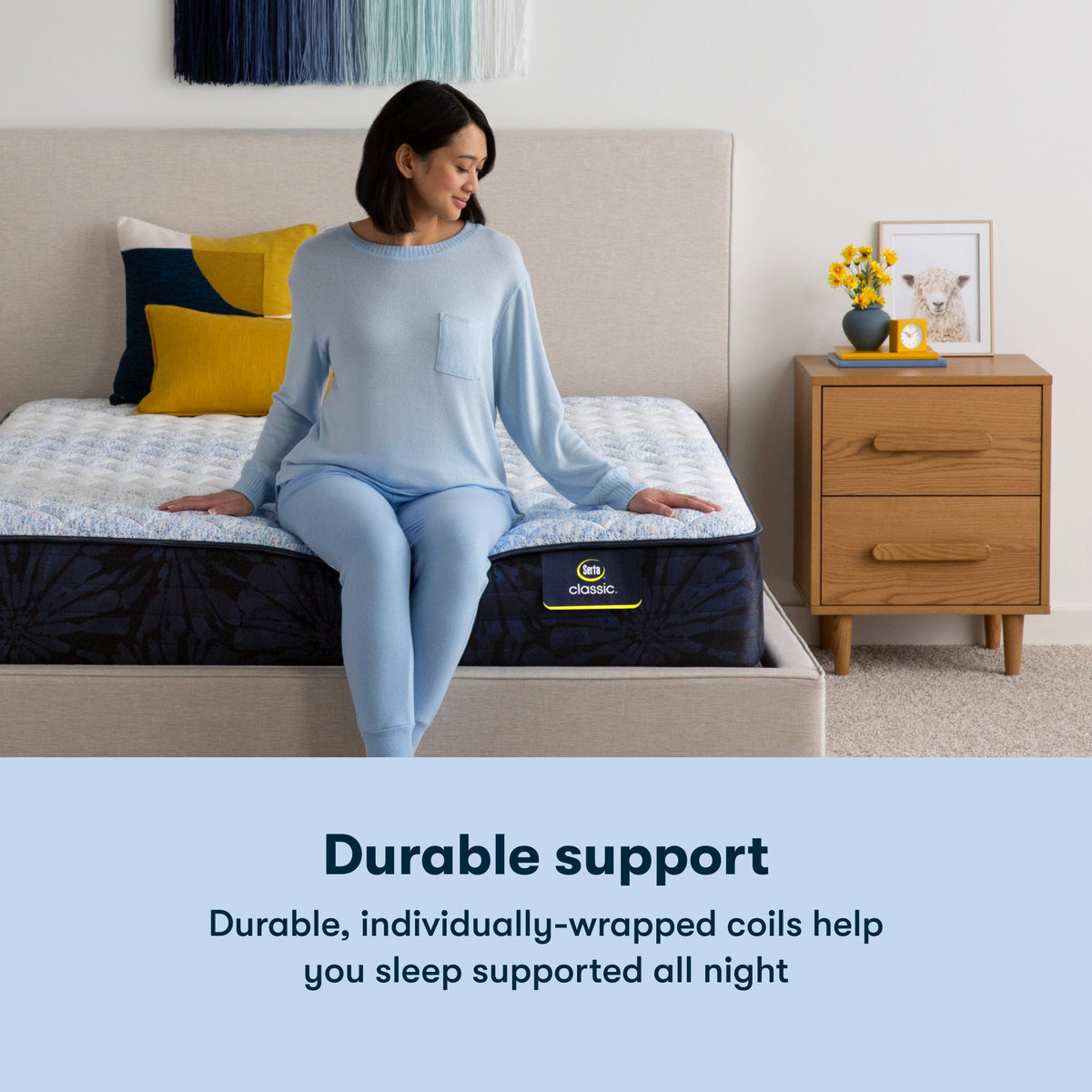 Serta Classic Mattress with 3 Zone Support