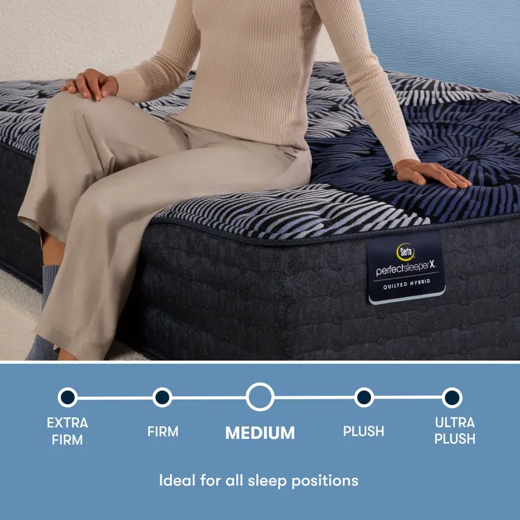 Serta Perfect Sleeper X Quilted Hybrid Mattress - Level Two Medium