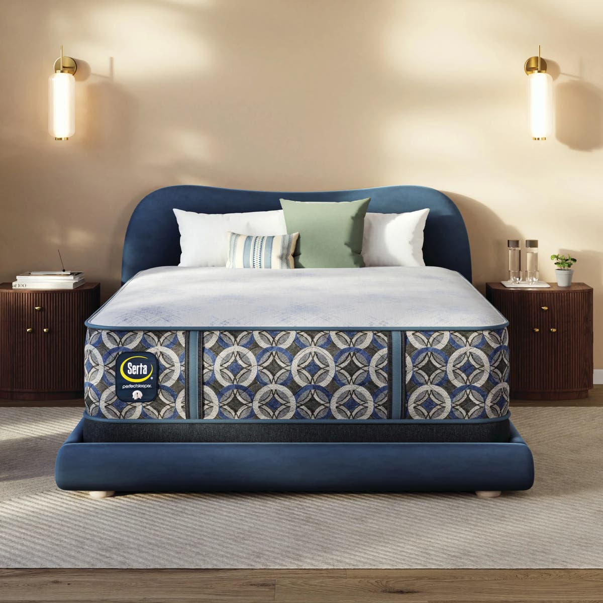 Refs. ヘッドスパ Serta Perfect Sleeper Hybrid Mattress - Cascade Bluff Medium 13.5”