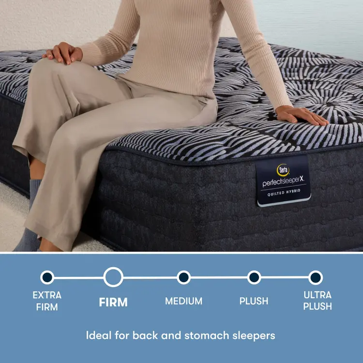 Serta Perfect Sleeper X Quilted Hybrid Mattress - Level One Firm
