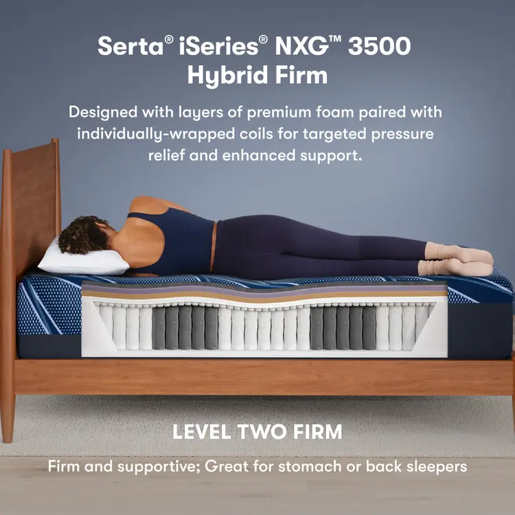 Serta® iSeries® NXG™ Mattress - 3500 Hybrid Firm
