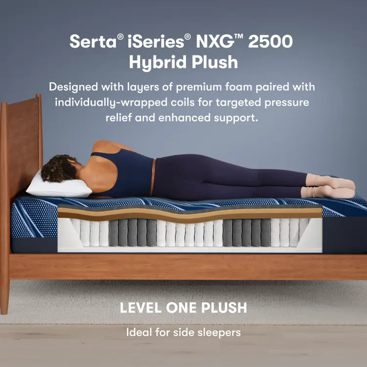 Serta® iSeries® NXG™ Mattress - 2500 Hybrid Plush