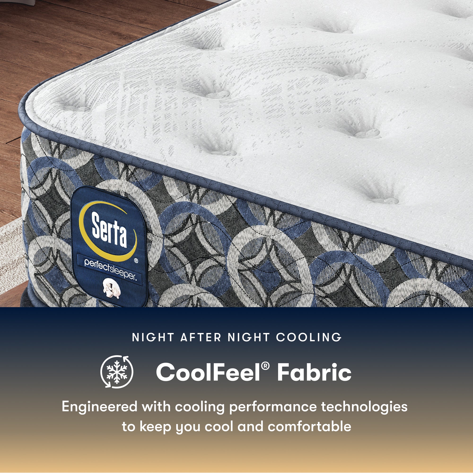 Serta Perfect Sleeper Innerspring Mattress Cascade Ridge Plush 12.5”