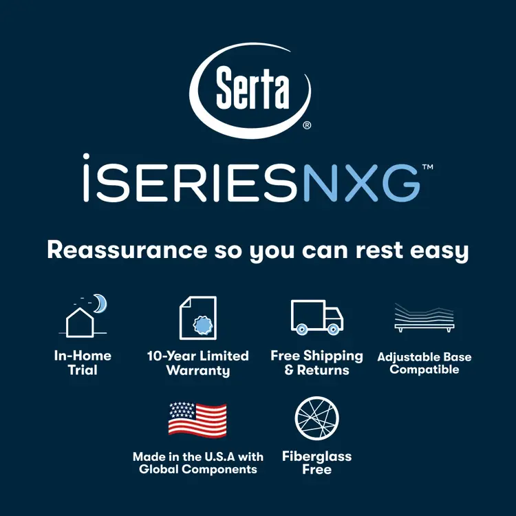 Serta® iSeries® NXG™ Mattress - 1500 Hybrid Firm