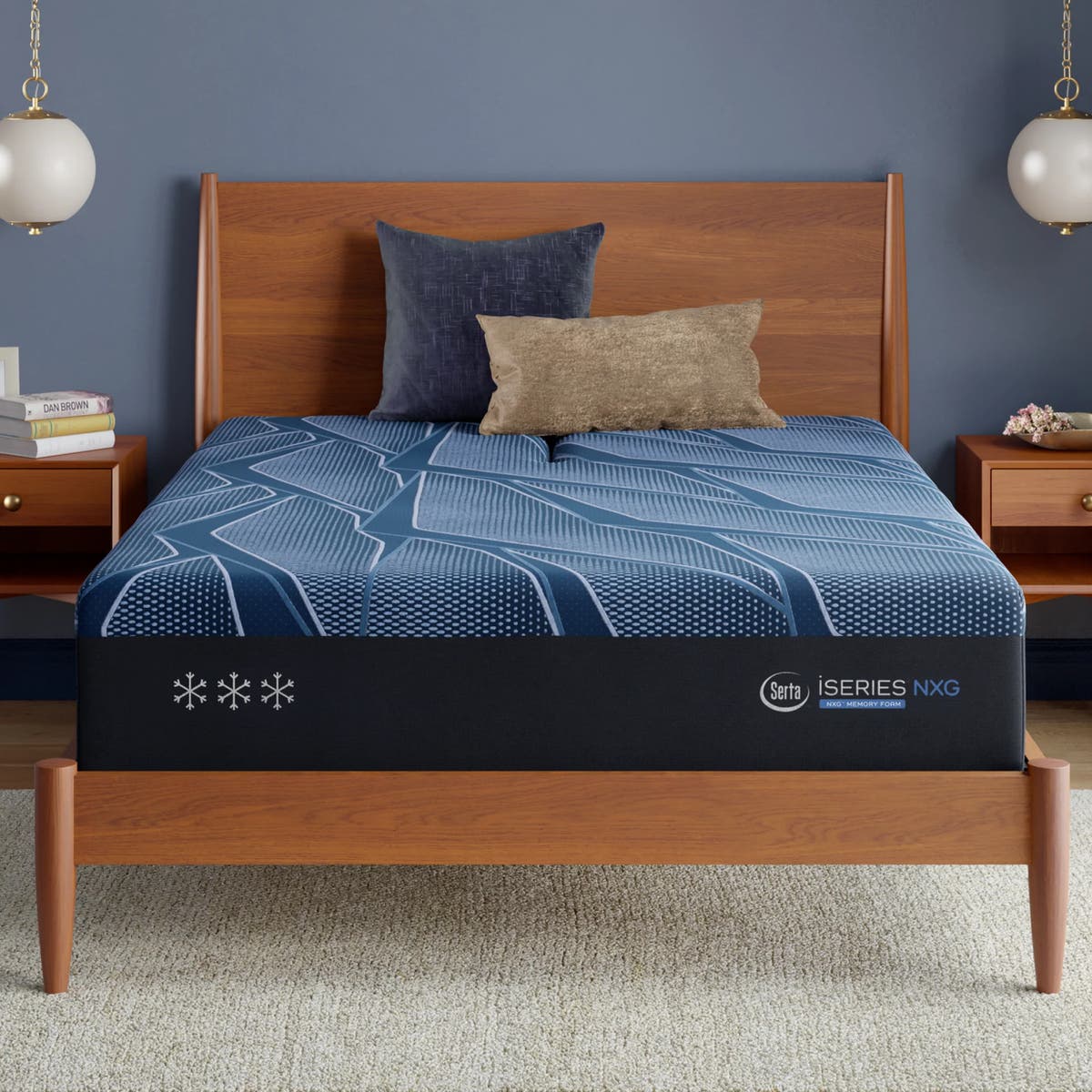 6ROKU BEAUTY&YOUTH リネン100% サロペット ネイビー M Serta® iSeries® NXG™ Mattress - 3500 Medium Foam