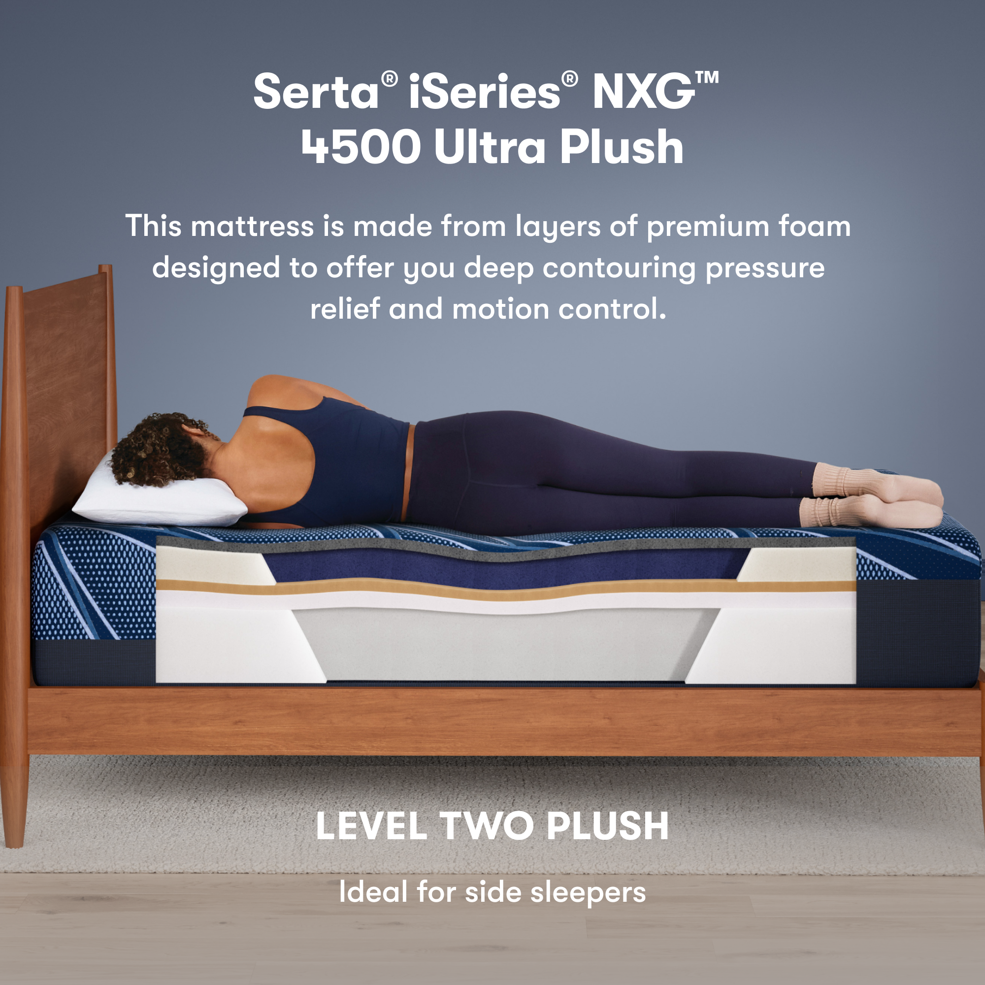 Serta® iSeries® NXG™ Mattress - 4500 Ultra Plush Foam Serta® iSeries® NXG™ Mattress - 4500 Ultra Plush Foam