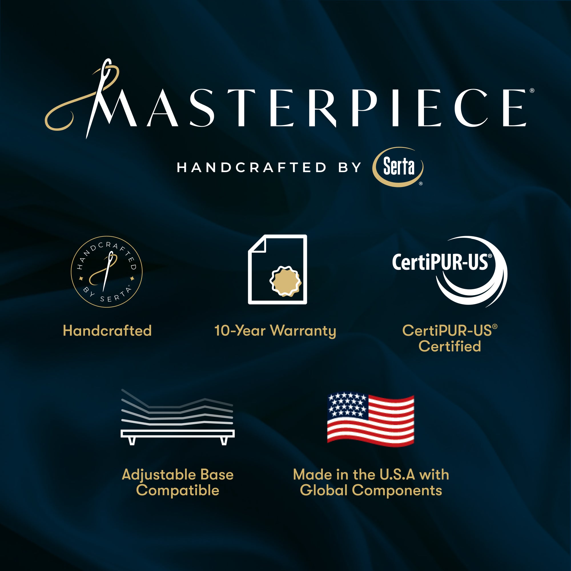Masterpiece™ Handcrafted by Serta® Grand Exhibit Luxury Firm Pillow Top