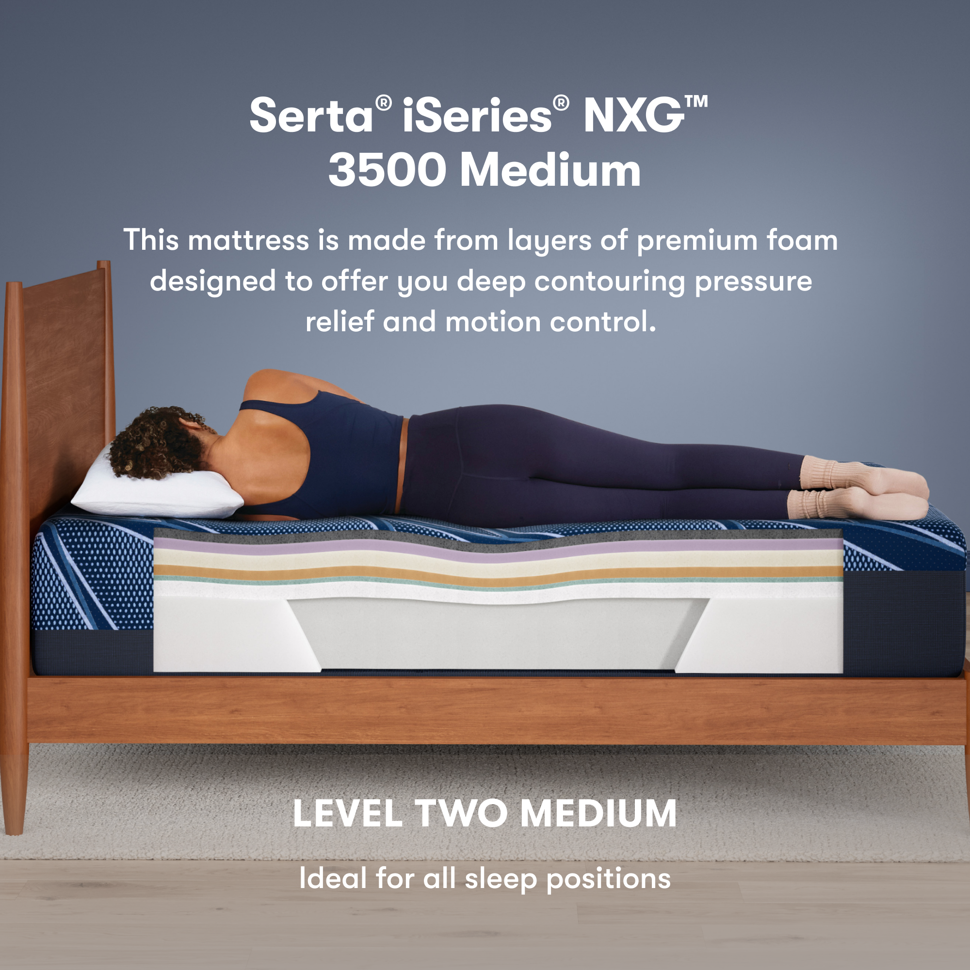 Serta® iSeries® NXG™ Mattress - 3500 Medium Foam