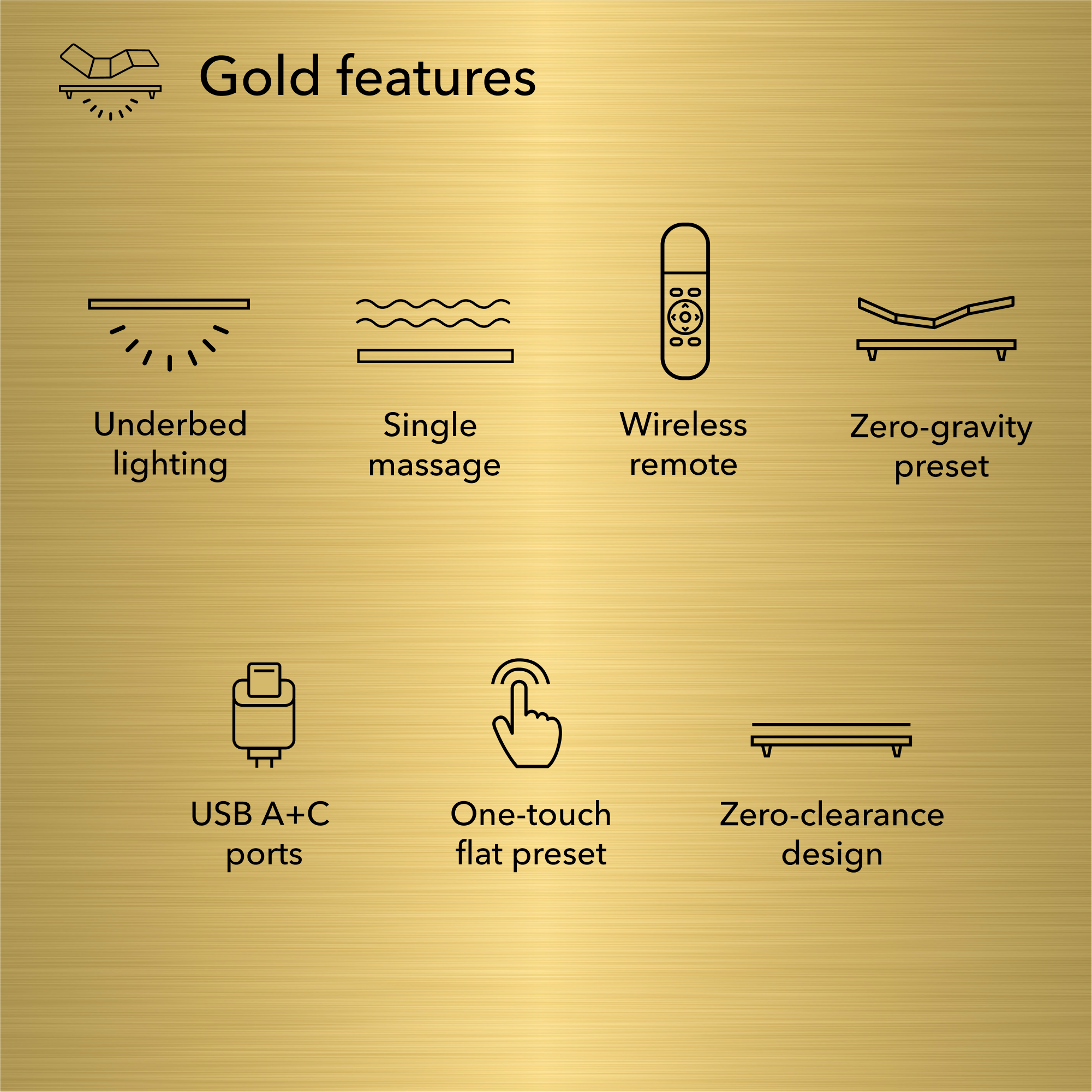 baselogic™ Gold Adjustable Base